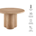 Tori 48 Inch Round Indoor and Outdoor Dining Table Oak