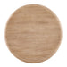 Tori 31 Inch Round Indoor and Outdoor Coffee Table Oak