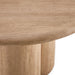 Tori 31 Inch Round Indoor and Outdoor Coffee Table Oak