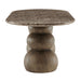 Pietra Indoor Outdoor Oval Dining Table Dark Emperador Marble