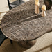 Pietra Indoor Outdoor Oval Dining Table Dark Emperador Marble