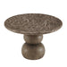 Pietra Indoor Outdoor Round Dining Table Dark Emperador Marble