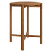 Eleni Round 35 Inch Outdoor Teak Wood Round Bar Table Natural