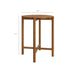 Eleni Round 35 Inch Outdoor Teak Wood Round Bar Table Natural
