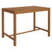 Eleni Rectangle 56-Inch Outdoor Teak Wood Rectangular Bar Table Natural
