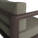 Modway Kona Outdoor Teak Wood Armchair in Ash - lifestyle view