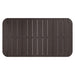 Modway Kona 47 Inch Outdoor Teak Wood Coffee Table in Dark Brown - detail view