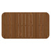 Modway Kona 47 Inch Outdoor Teak Wood Coffee Table in Natural - detail view