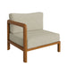 Modway Kona L-Shaped Outdoor Teak Wood Modular Sofa - lifestyle view