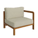 Modway Kona 4-Piece Outdoor Teak Wood Modular Sofa Set - lifestyle view