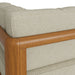Modway Kona Outdoor Teak Wood Corner Modular Chair in Sand - lifestyle view