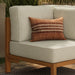 Modway Kona Outdoor Teak Wood Corner Modular Chair in Sand - lifestyle view 11