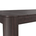 Modway Kona 87 Inch Outdoor Teak Wood Dining Table in Dark Brown - lifestyle view