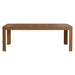 Modway Kona 87 Inch Outdoor Teak Wood Dining Table in Natural - front view