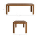 Modway Kona 87 Inch Outdoor Teak Wood Dining Table in Natural - dimensions and specifications 16