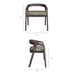 Modway Kona Outdoor Teak Wood Barrel Dining Chair in Ash - dimensions and specifications 18