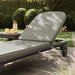 Modway Kona Outdoor Teak Wood Chaise Lounge Chair in Ash - lifestyle view 14