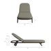 Modway Kona Outdoor Teak Wood Chaise Lounge Chair in Ash - dimensions and specifications 20