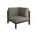 Modway Kona 5-Piece Outdoor Teak Wood Corner Modular Sofa in Ash - dimensions and specifications 21