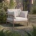 Modway Eleni Outdoor Teak Wood Armchair in Weathered Gray Pebble - lifestyle view 20