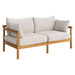 Modway Eleni 5-Piece Outdoor Teak Wood Furniture Set - lifestyle view 14