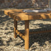 Modway Eleni 41-Inch Outdoor Teak Wood Coffee Table in Natural - lifestyle view 12
