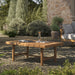 Modway Eleni 41-Inch Outdoor Teak Wood Coffee Table in Natural - lifestyle view 14
