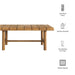 Modway Eleni 41-Inch Outdoor Teak Wood Coffee Table in Natural - dimensions and specifications