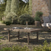 Modway Eleni 41-Inch Outdoor Teak Wood Coffee Table in Weathered Gray Teak - lifestyle view 13