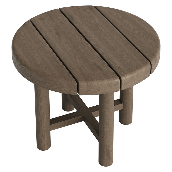 Modway Eleni 3-Piece Outdoor Teak Wood Furniture Set - lifestyle view 11