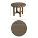 Modway Eleni 20-Inch Round Outdoor Teak Wood Side Table in Weathered Gray Teak - dimensions and specifications 14