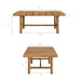 Modway Eleni 4-Piece Outdoor Teak Wood Sofa Set in Natural Sail - dimensions and specifications 34