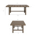 Modway Eleni 4-Piece Outdoor Teak Wood Sofa Set in Weathered Gray Flint - dimensions and specifications 26