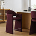 Talia 37 Inch Performance Velvet Counter Stool Mulberry