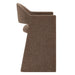 Talia 37 Inch Upholstered Fabric Counter Stool Mocha