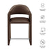 Talia 37 Inch Vegan Leather Counter Stool Espresso
