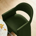 Talia 41 Inch Performance Velvet Bar Stool Moss Green