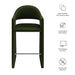 Talia 41 Inch Performance Velvet Bar Stool Moss Green