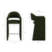 Talia 41 Inch Performance Velvet Bar Stool Moss Green