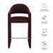 Talia 41 Inch Performance Velvet Bar Stool Mulberry