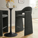 Talia 41 Inch 41 Inch Upholstered Fabric Bar Stool Charcoal