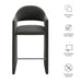 Talia 41 Inch 41 Inch Upholstered Fabric Bar Stool Charcoal