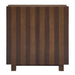 Modway Kline 2-Door Striped Accent Cabinet in Dark Walnut Stripe - side view