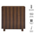 Modway Kline 2-Door Striped Accent Cabinet in Dark Walnut Stripe - dimensions and specifications