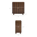 Modway Kline 2-Door Striped Accent Cabinet in Dark Walnut Stripe - dimensions and specifications 16