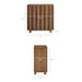 Modway Kline 2-Door Striped Accent Cabinet in Oak Walnut Stripe - dimensions and specifications 18