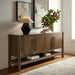 Modway Taschen 4-Door Wood Sideboard Cabinet in Walnut Brown - lifestyle view 16