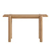 Modway Taschen Console Table in Weathered Oak - side view