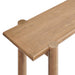 Modway Taschen Console Table in Weathered Oak - detail view