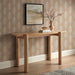 Modway Taschen Console Table in Weathered Oak - lifestyle view 12